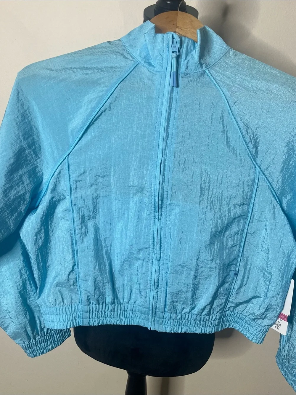 Athleta Light Blue Girls‎ Windbreaker Jacket - Picture 2 of 15
